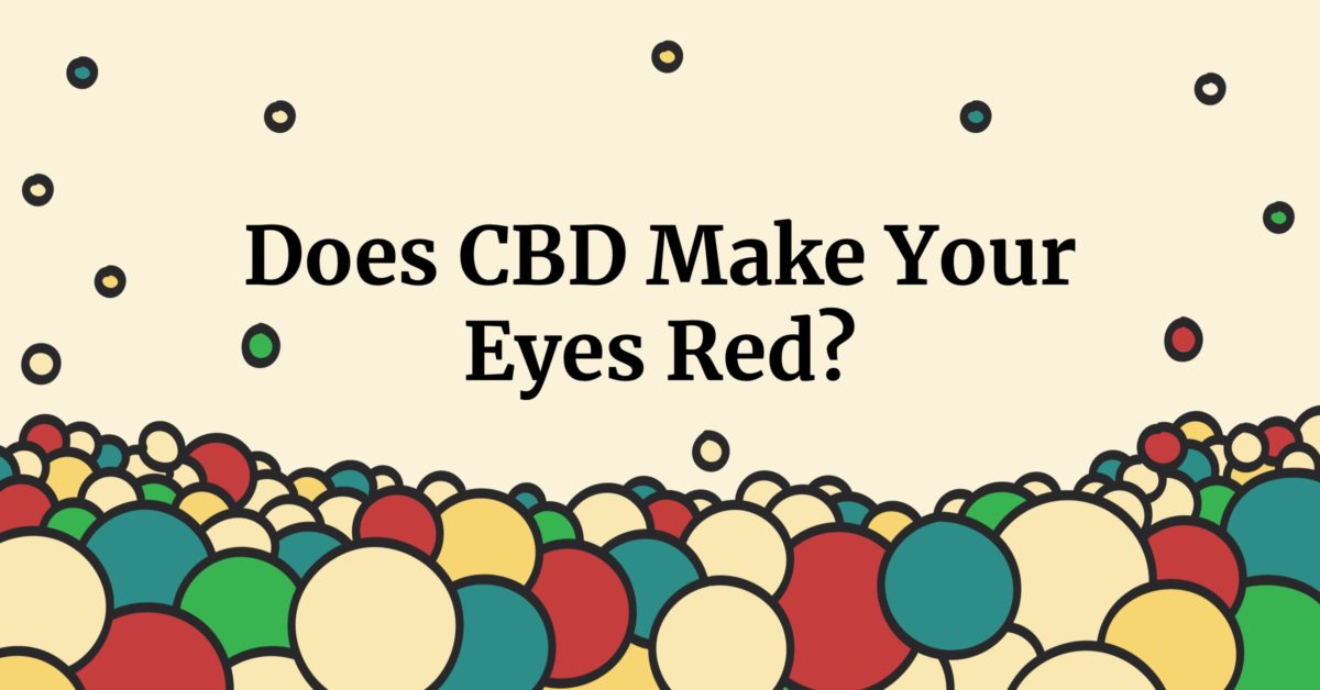 does cbd make your eyes red