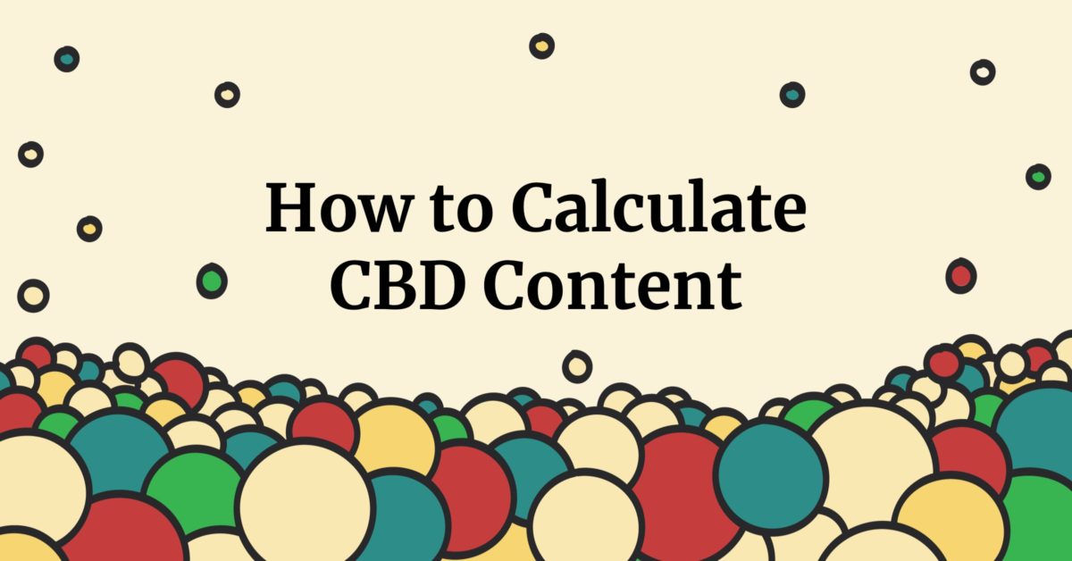 How to Calculate CBD Content [Calculator]