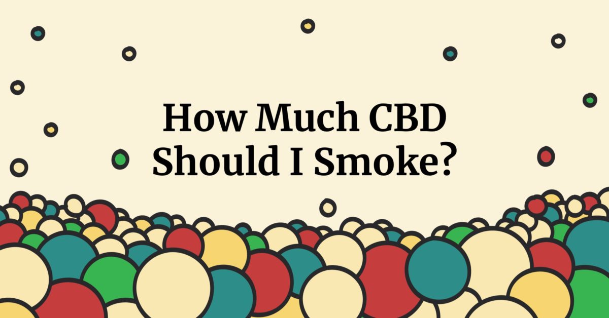 How Much CBD Should I Smoke?